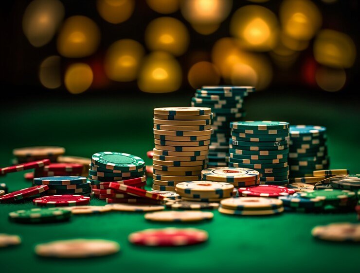 Capsa Susun card arrangement display showing high, middle, and low hands on ptliga parlay table